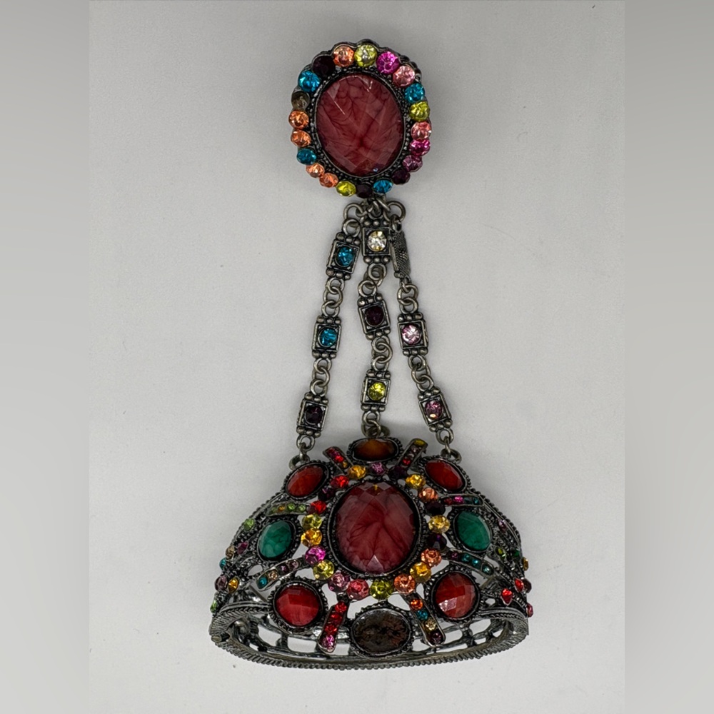 Multicolor Gemstone Bracelet W/Ring - image 5